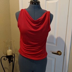 Reversible polyester blouse